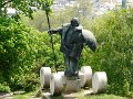 Esztergom - varosalapito vitez szobra